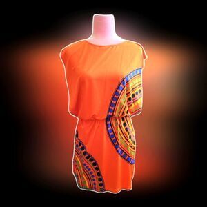 VENUS Midi Tribal Print Dress Sz XS